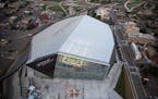 U.S. Bank Stadium - Exterior and construction images. ] US Bank Stadium - Vikings brian.peterson@startribune.com Minneapolis, MN - 06/30/2016