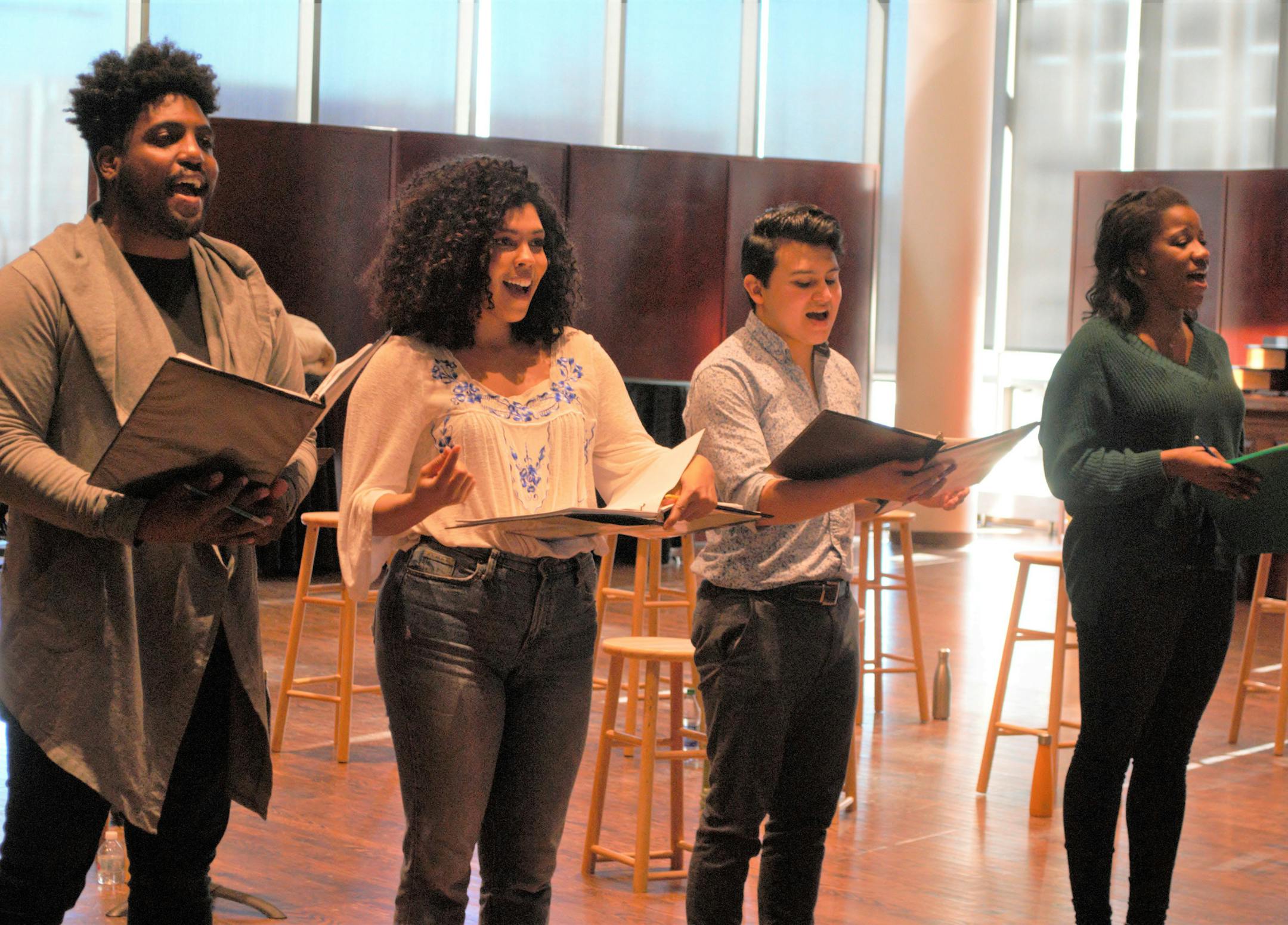 Photo provided by the Ordway. The singers are Rudolph Searles III, Brianna Graham, Leo James and Allyson Tolbert.