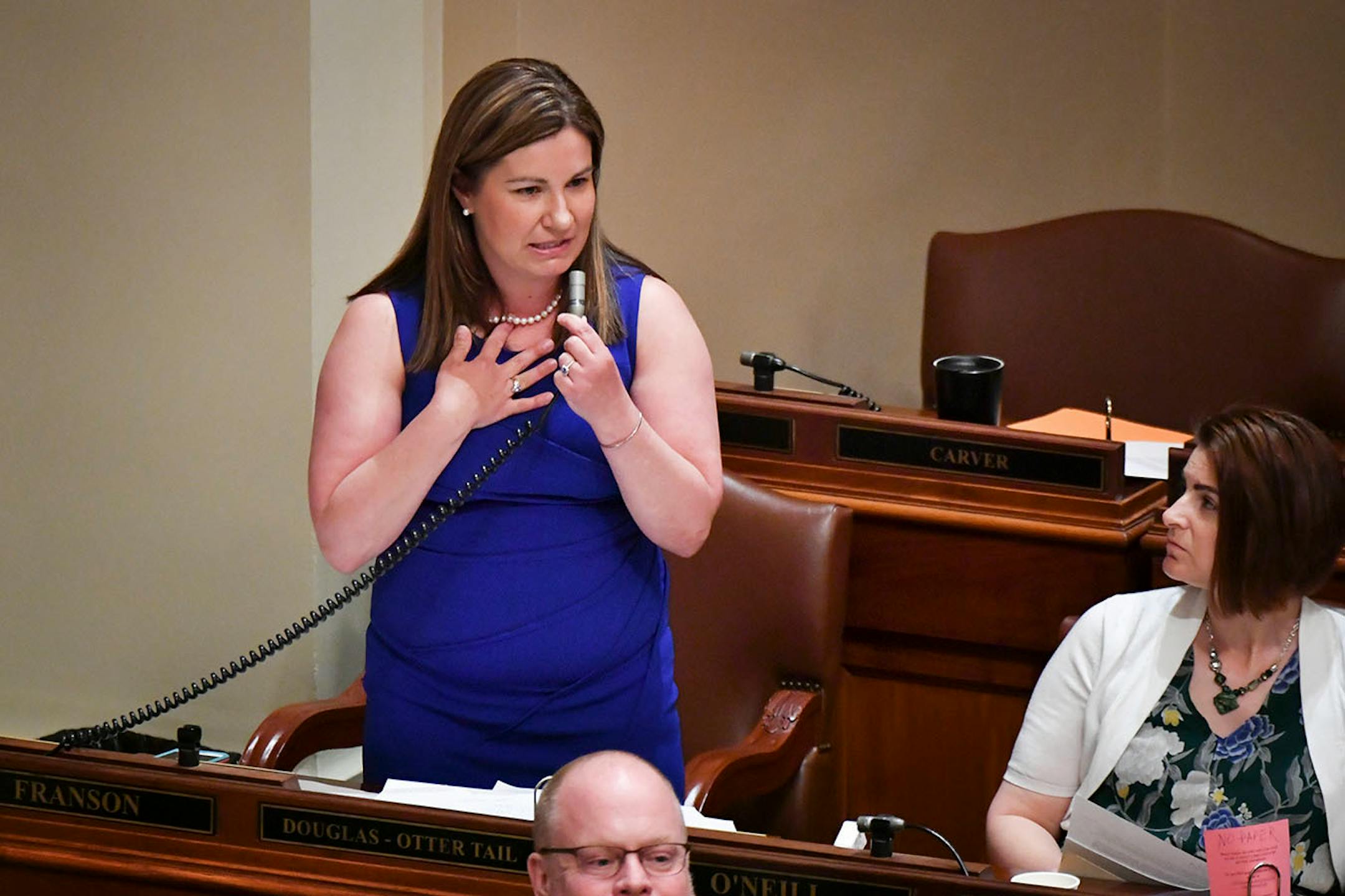 Representative Mary Franson, R-Alexandria, spoke on the House floor on her bill that would hold Minnesota parents liable for the practice of female genital mutilation.