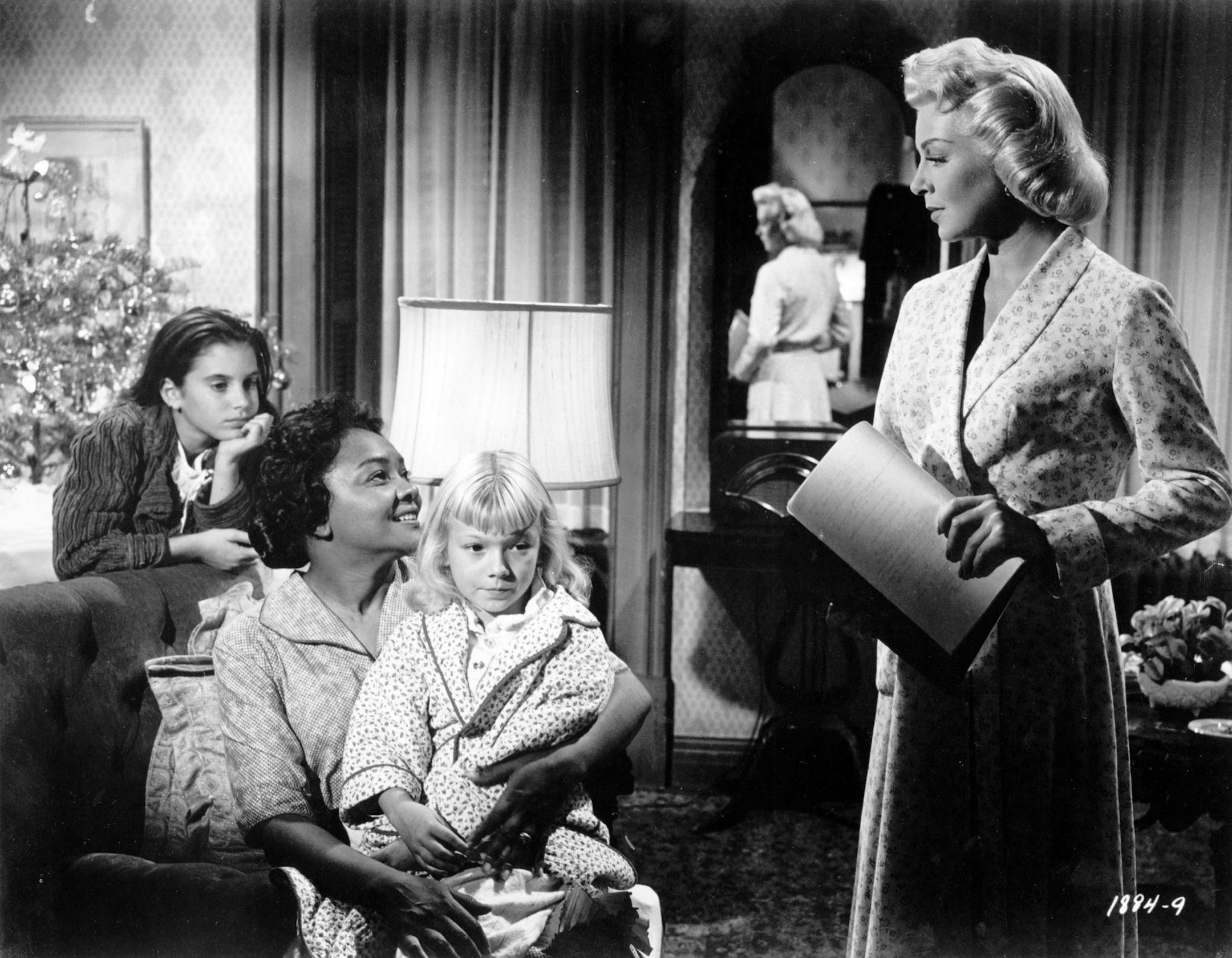 Karin Dicker, Juanita Moore, Terry Burnham and Lana Turner in Douglas Sirk's "Imitation of Life" (credit to Universal Pictures)