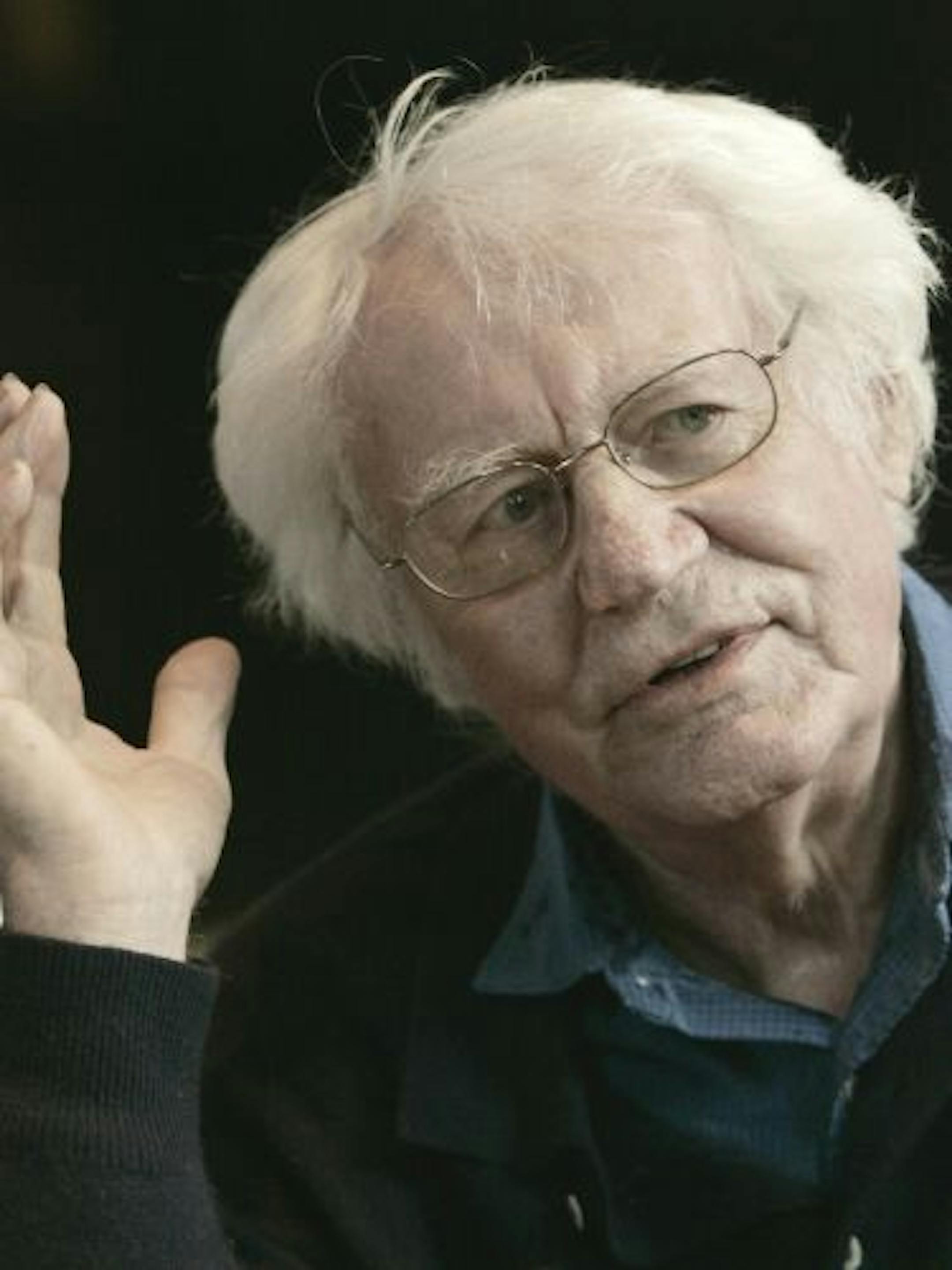 Poet and author Robert Bly.