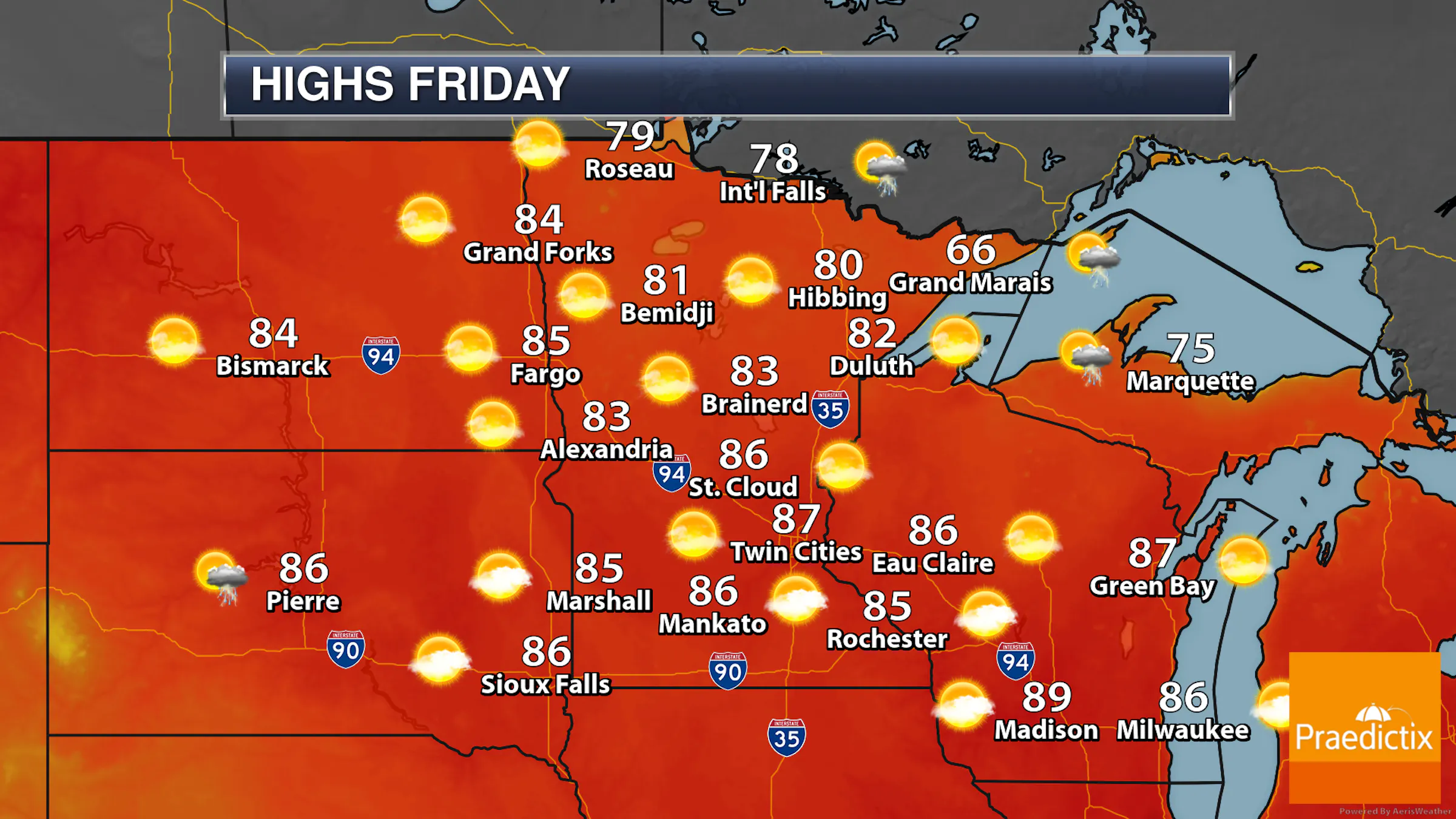 Warm And Sunny Through The Weekend - Storms For The Fourth?