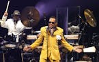 Morris Day performs during a tribute concert honoring the late musician Prince at Xcel Arena, Thursday, Oct. 13, 2016, in St. Paul, Minn. Prince died 
