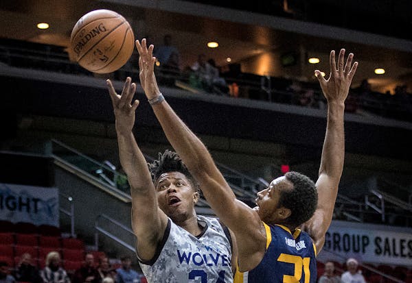 Justin Patton spent most of last season with the G League Iowa Wolves.
