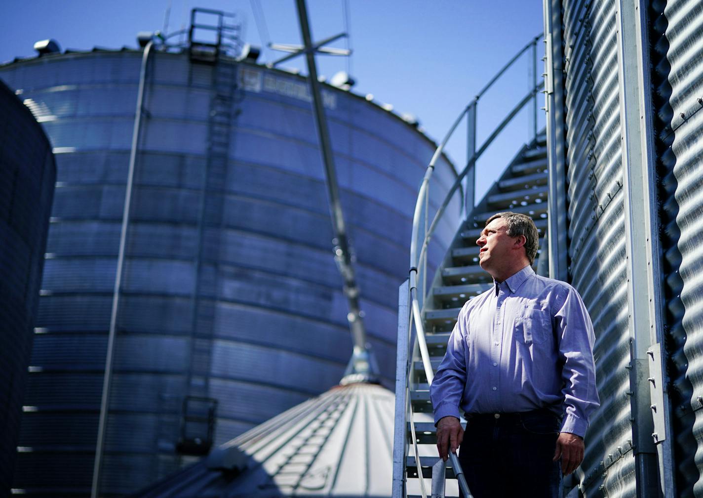 Brian Thalmann at his Plato Minnesota farm. ] GLEN STUBBE &#xef; glen.stubbe@startribune.com Monday, April 23, 2018 Brian Thalmann has been selling corn for ethanol for two decades. In that time the farmer from Plato, Minn. has never seen an attack on renewable fuel like the one curently underway by Scott Pruitt, the man President Donald Trump placed in charge of the U.S. Environmental Protection Agency (EPA).