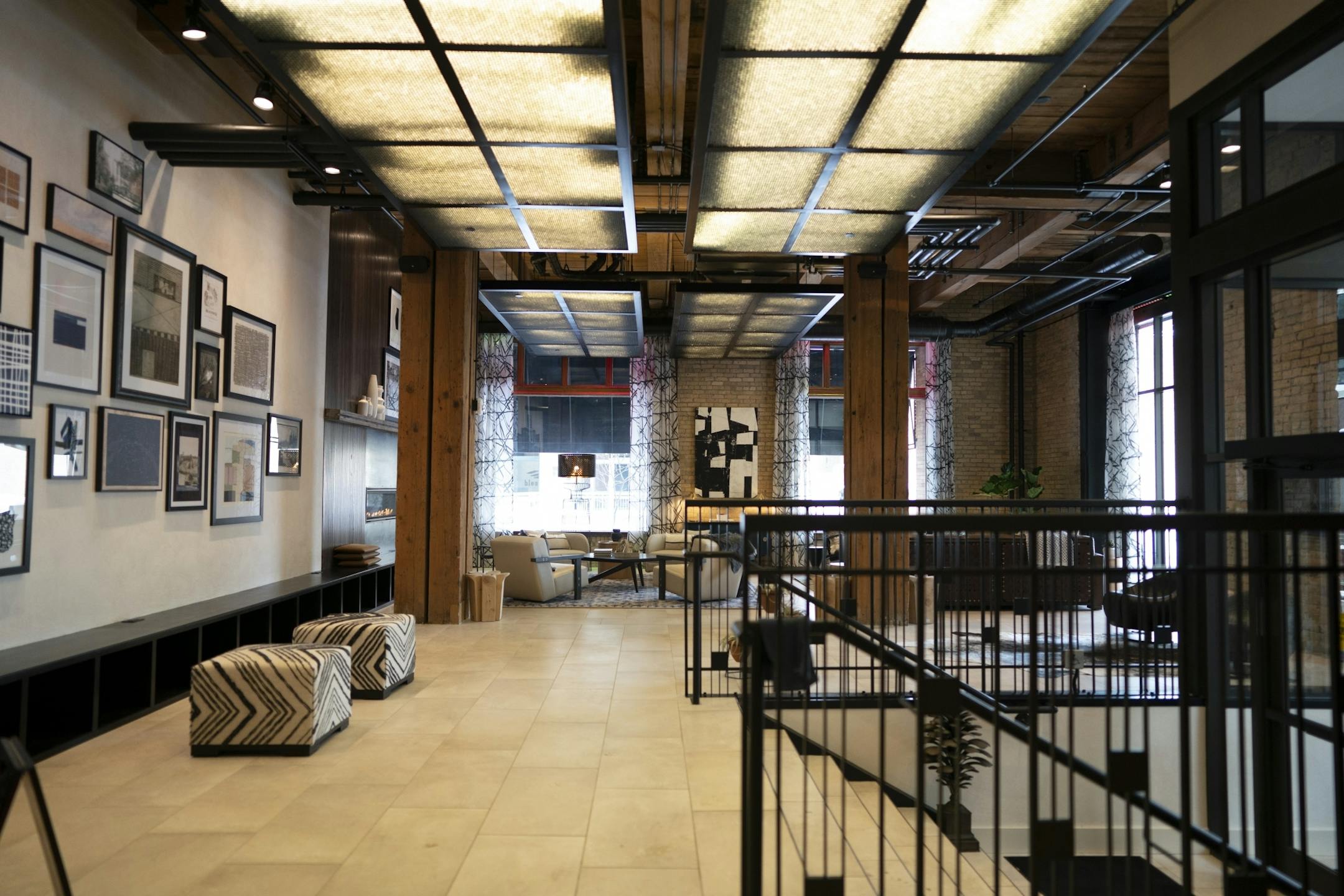 The lobby at the Canopy by Hilton at Thresher Square Monday February 25, 2019 in Minneapolis, MN.