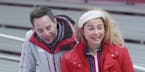 Nick Kroll and Alexi Pappas in "Olympic Dreams."
Photo by Jeremy Teicher