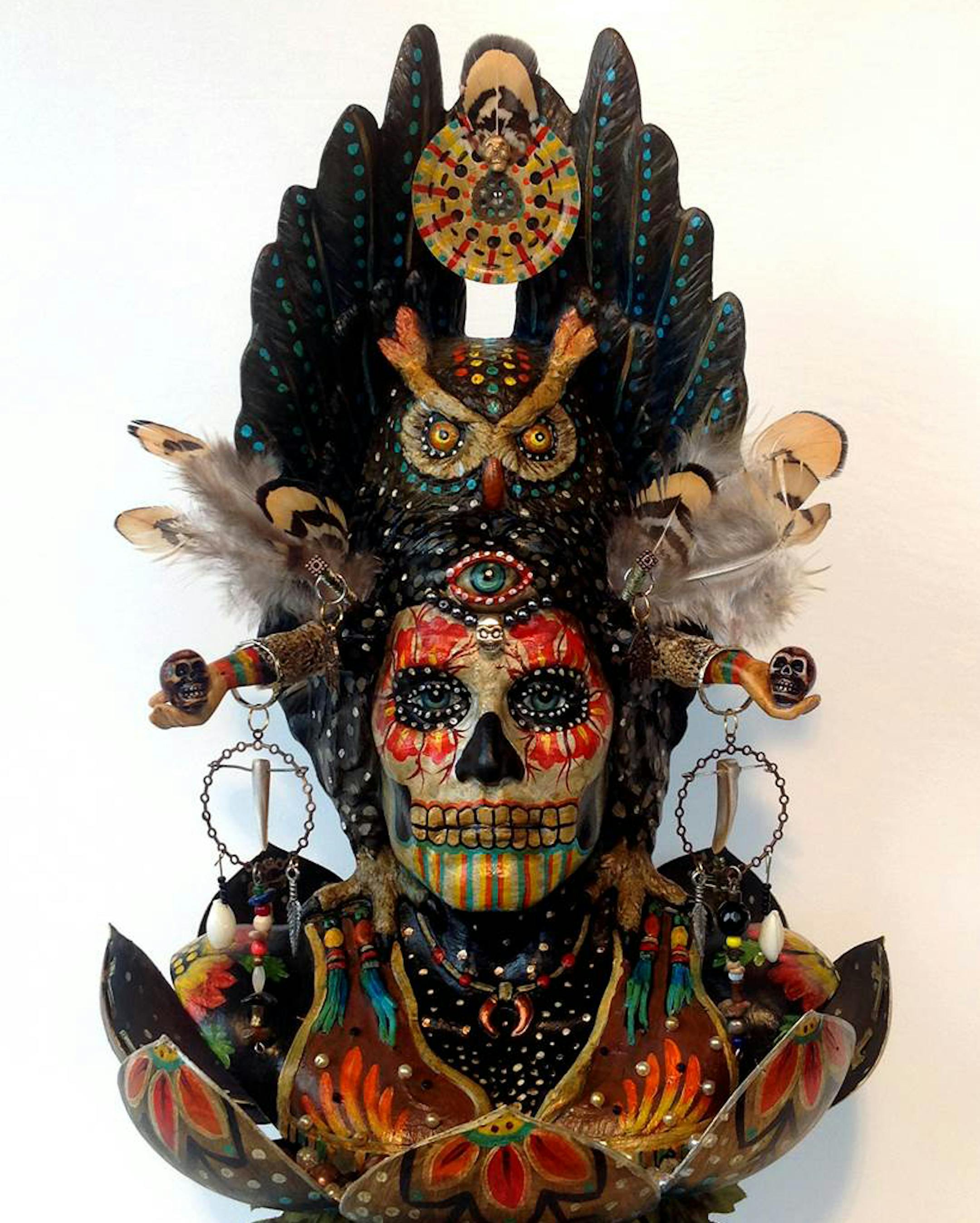 Provided by Gallery 122 at Hang It Sculpture by Jessie McNally, "When the Spirit Moves Through You."