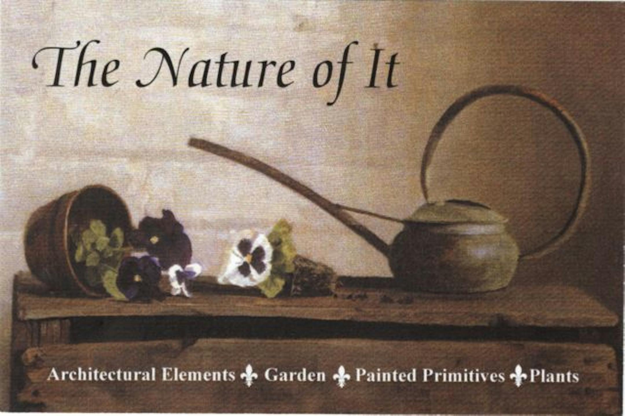 "the nature of it" flier