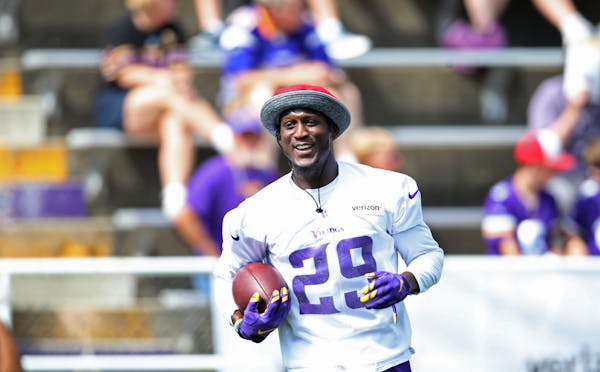 Vikings cornerback Xavier Rhodes signed a five-year extension Sunday, making him one of the league's highest-paid cornerbacks.