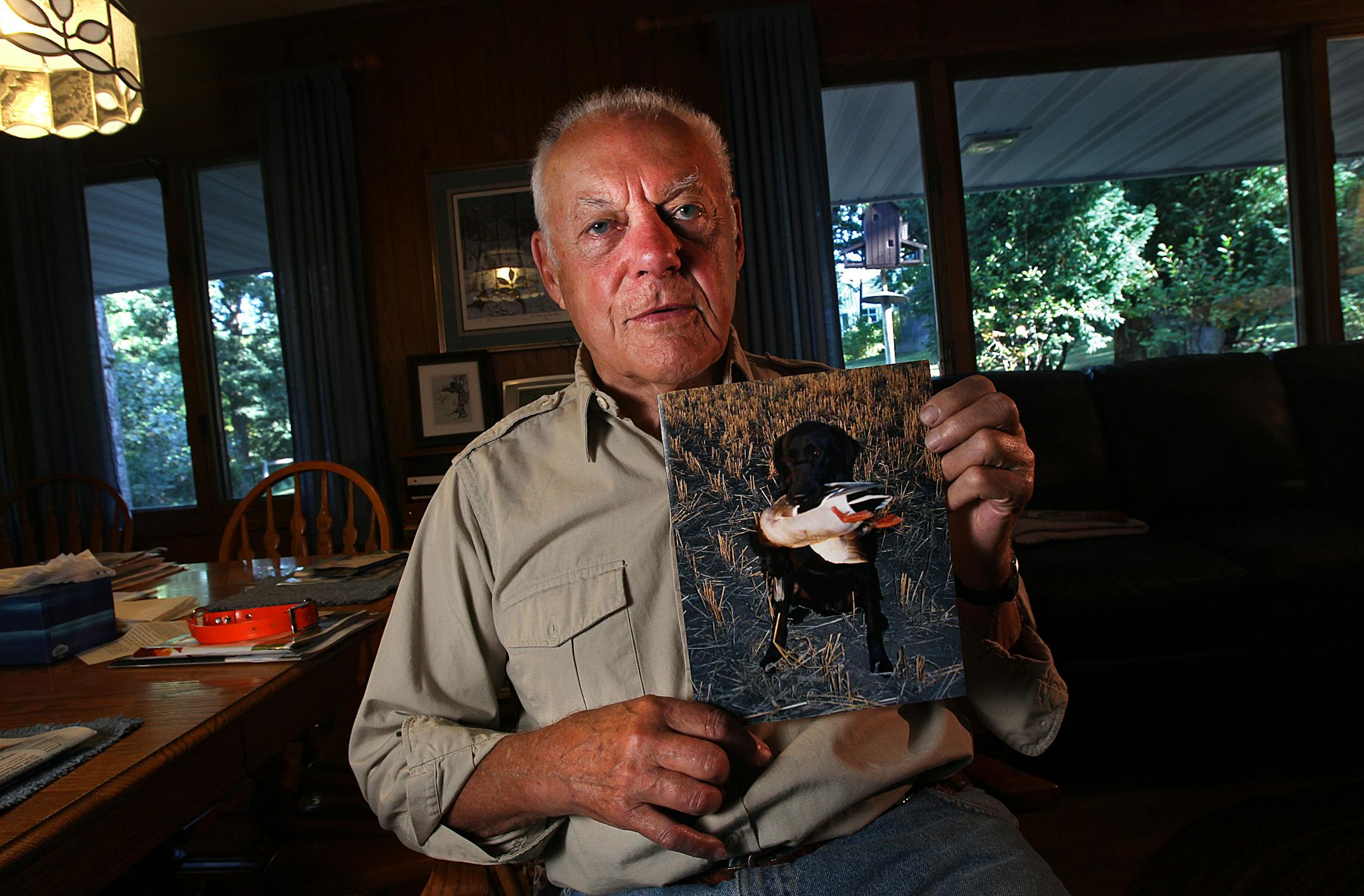 Former Vikings coach Bud Grant said Annie was one of the most attentive dogs he's ever owned.