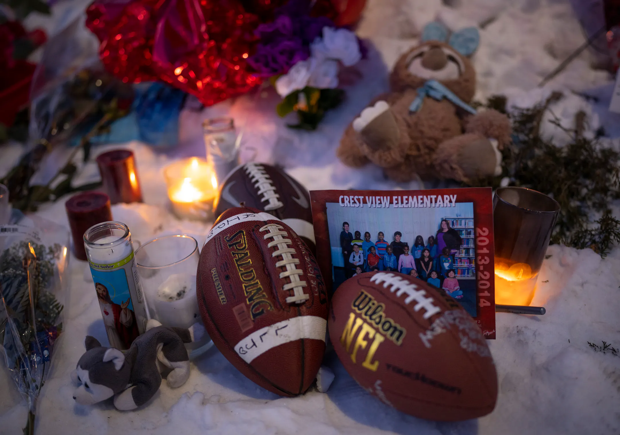 Family mourns at vigil for Jahmari Rice