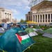 A pro-Palestinian tent encampment at the University of Minnesota in Minneapolis on April 30, 2024.