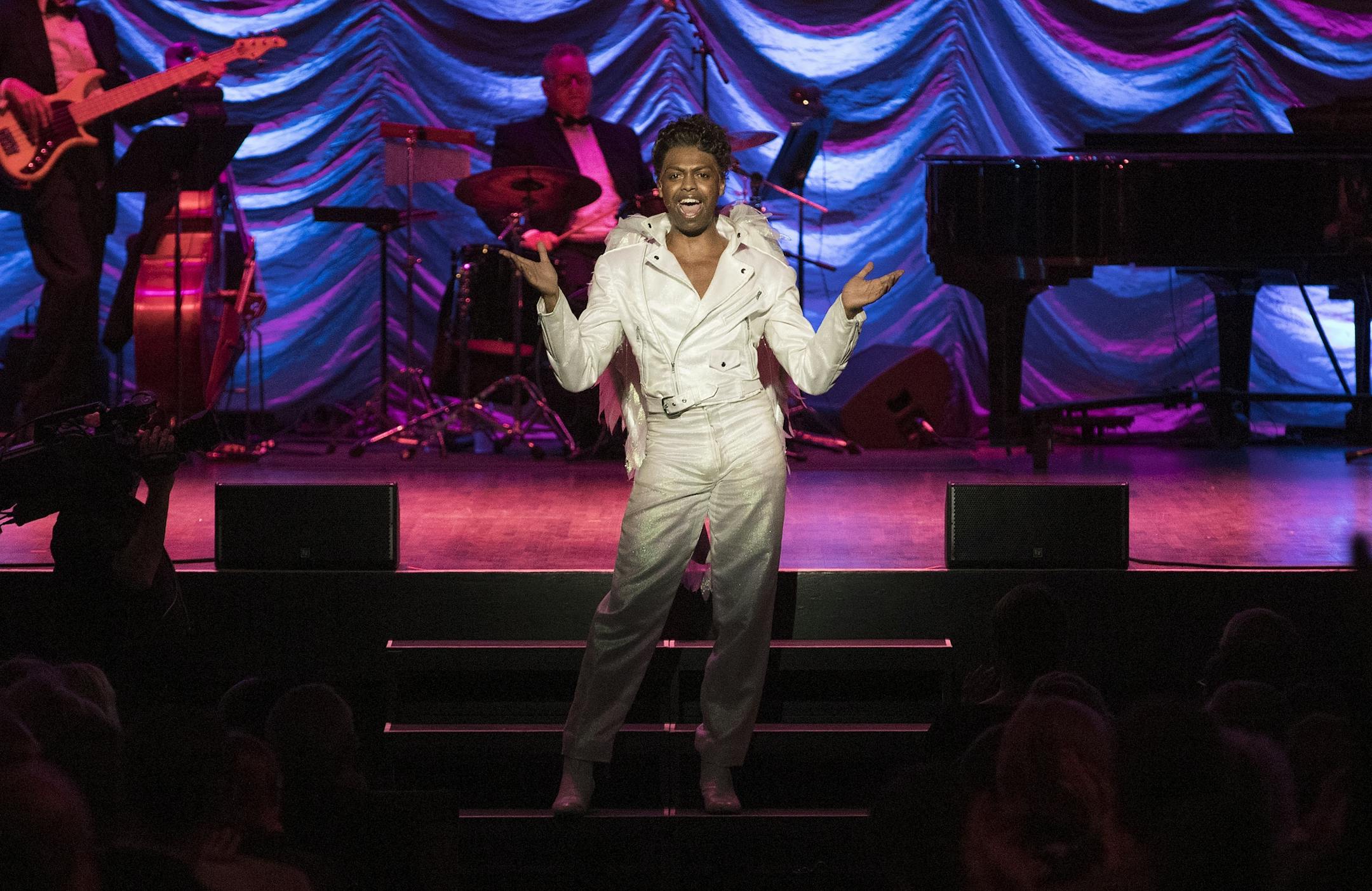 Kasano Mwanza performed a song from Grease during the Ivey Awards.
