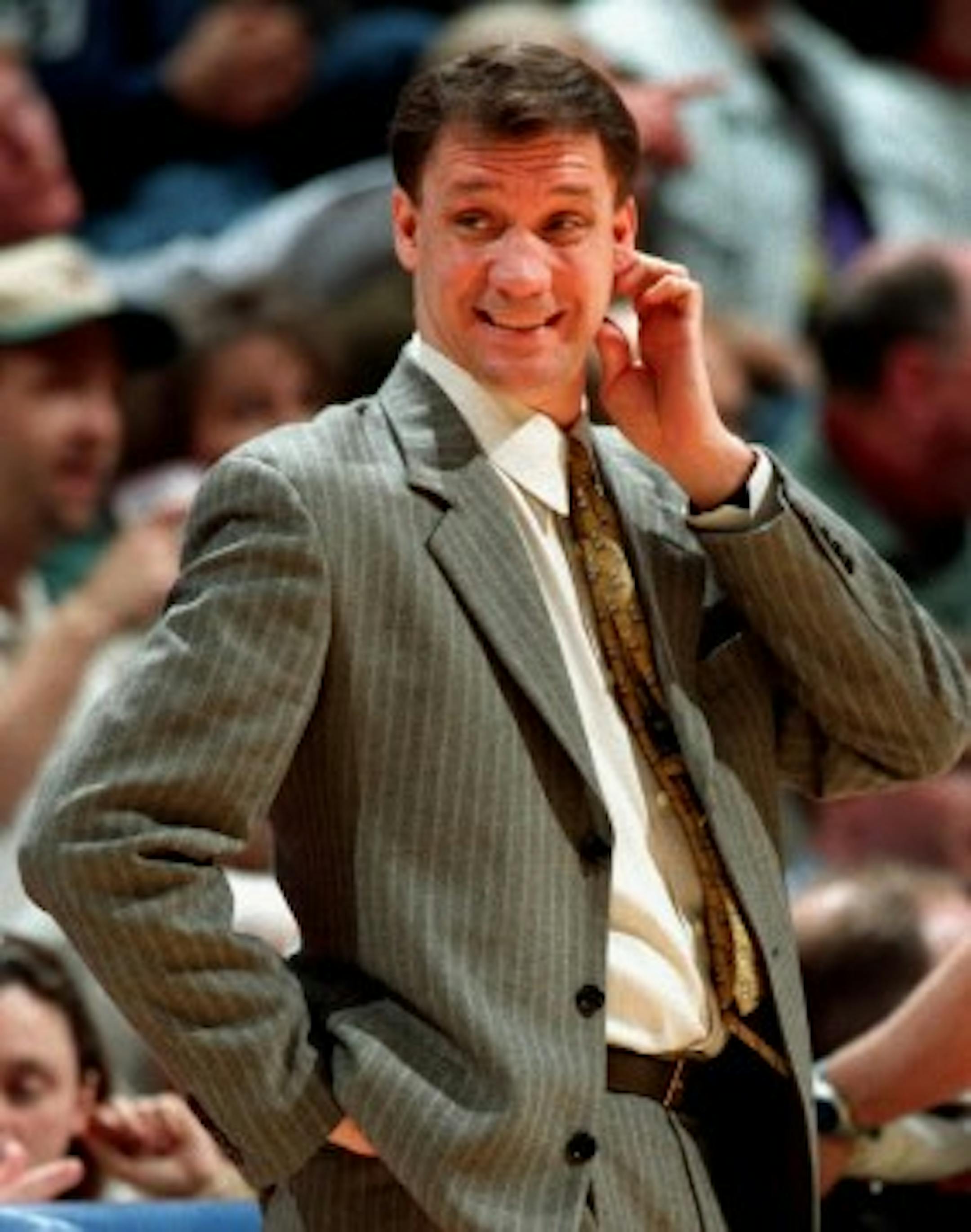 Back To The Future: Flip, circa 1998, coaching the Wolves