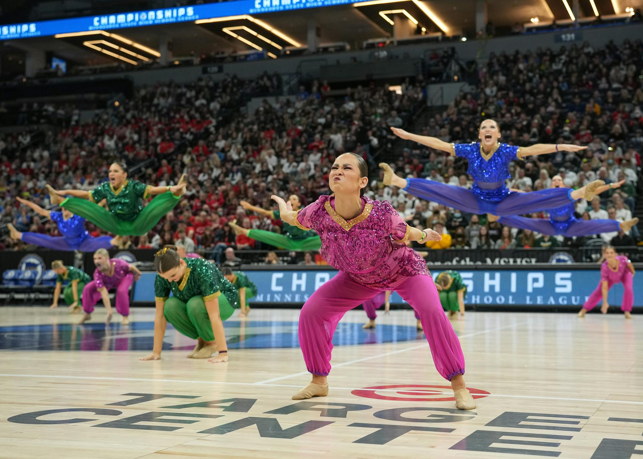 Eastview performs at the Class 3A MSHSL State High Kick Dance Tournament.