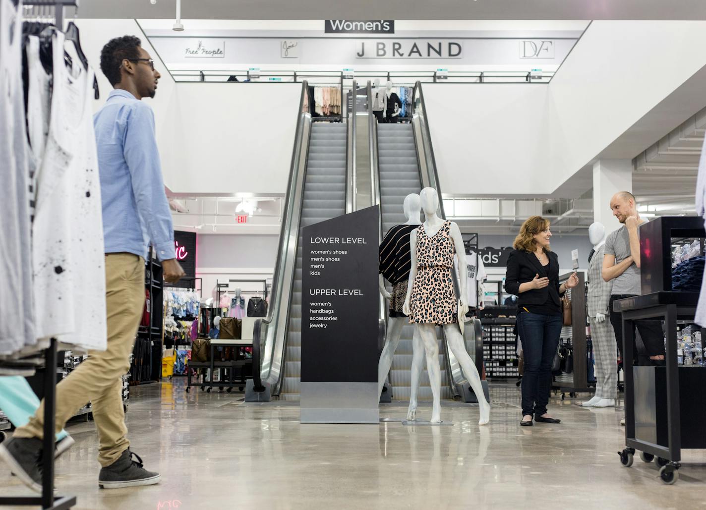 The owner of City Center, one of the largest office and retail buildings in Minneapolis, has been put it up for sale. File photo of the Saks Off 5th store, which recently opened in the complex.