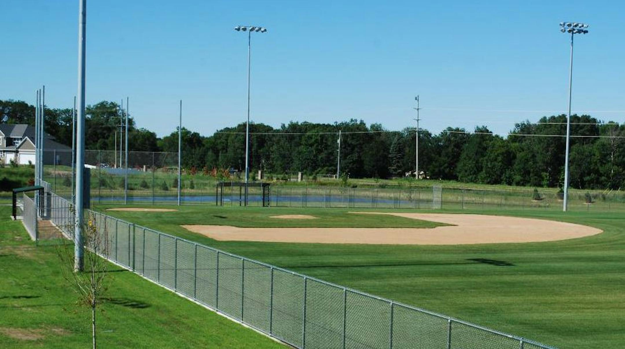 A baseball field at the Lexington Athletic Complex, which will have a grand opening on Aug. 18, 2015. credit: CIty of Blaine Parks and Recreation