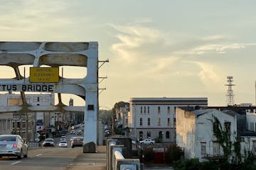 The Edmund Pettus Bridge in Selma, Ala., was one of the stops on Amelia Rayno’s Civil Rights tour.