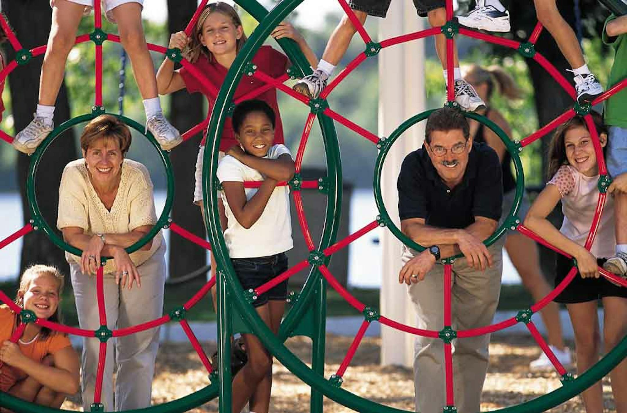 Barb and husband Steve King quit their jobs to manufacture playground equipment in their garage. "Steve was the designer and Barb ran the show," said Dave Cleveland, former bank president and Landscape Structures board member.
