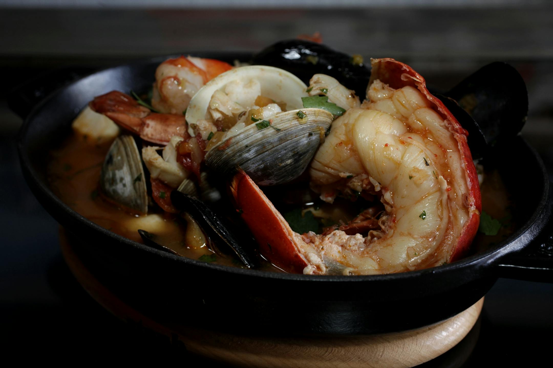 lobster cioppino at Smack Shack in Minneapolis, MN on May 24, 2013.