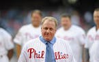Curt Schilling was honored by the Phillies in 2014.
