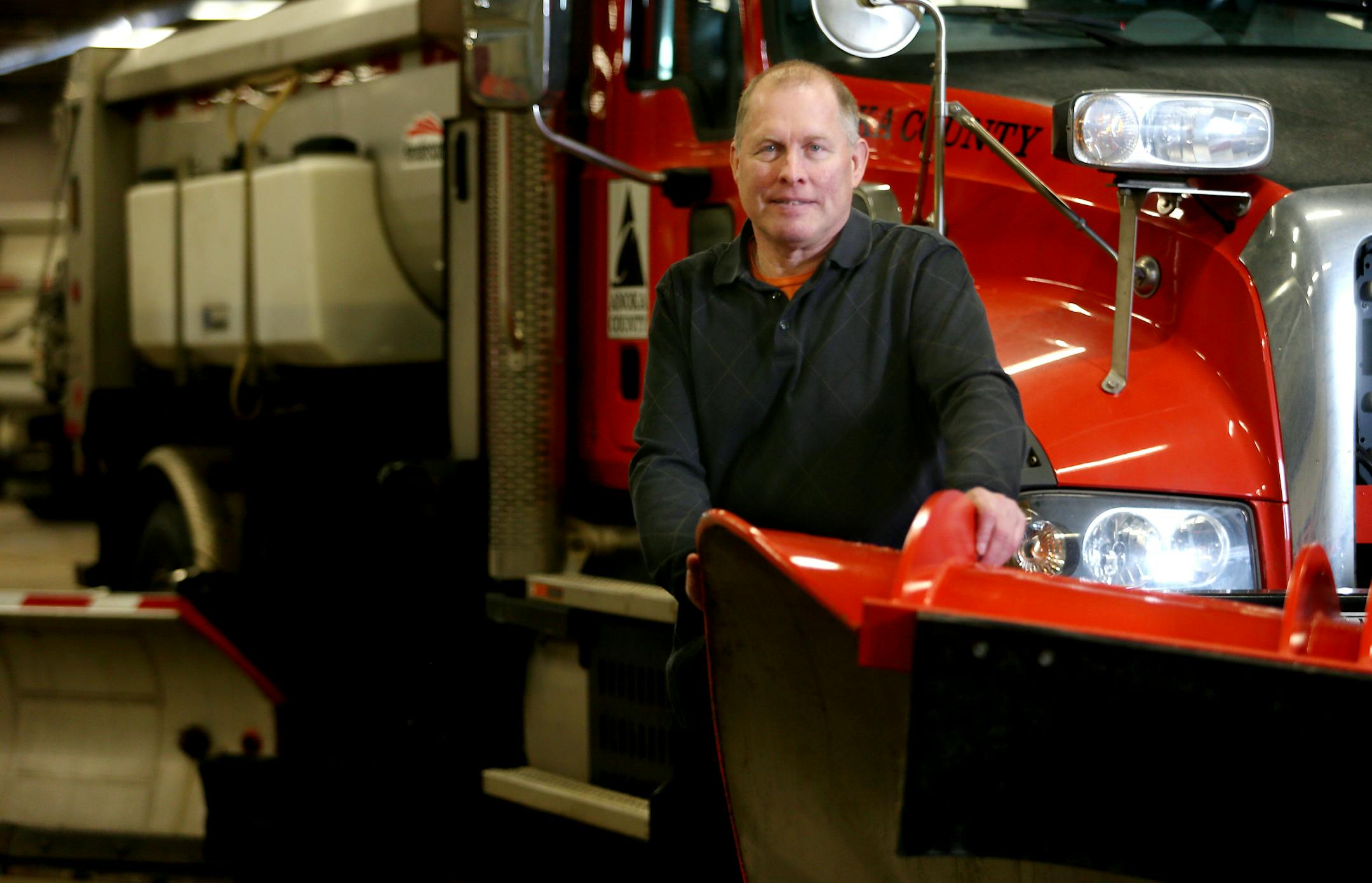 Jim Christenson at the Anoka County garage. ] JOELKOYAMA‚Ä¢jkoyama@startribune The underbelly of an Anoka County snow plow is a beautiful sight to some. With an extra blade under the plow, Anoka County's streets are scraped clean like few other Minnesota counties. These extra blades of glory cost $7,000, but Jim Christenson, who man's the county's snow plow efforts, says they're worth every penny.