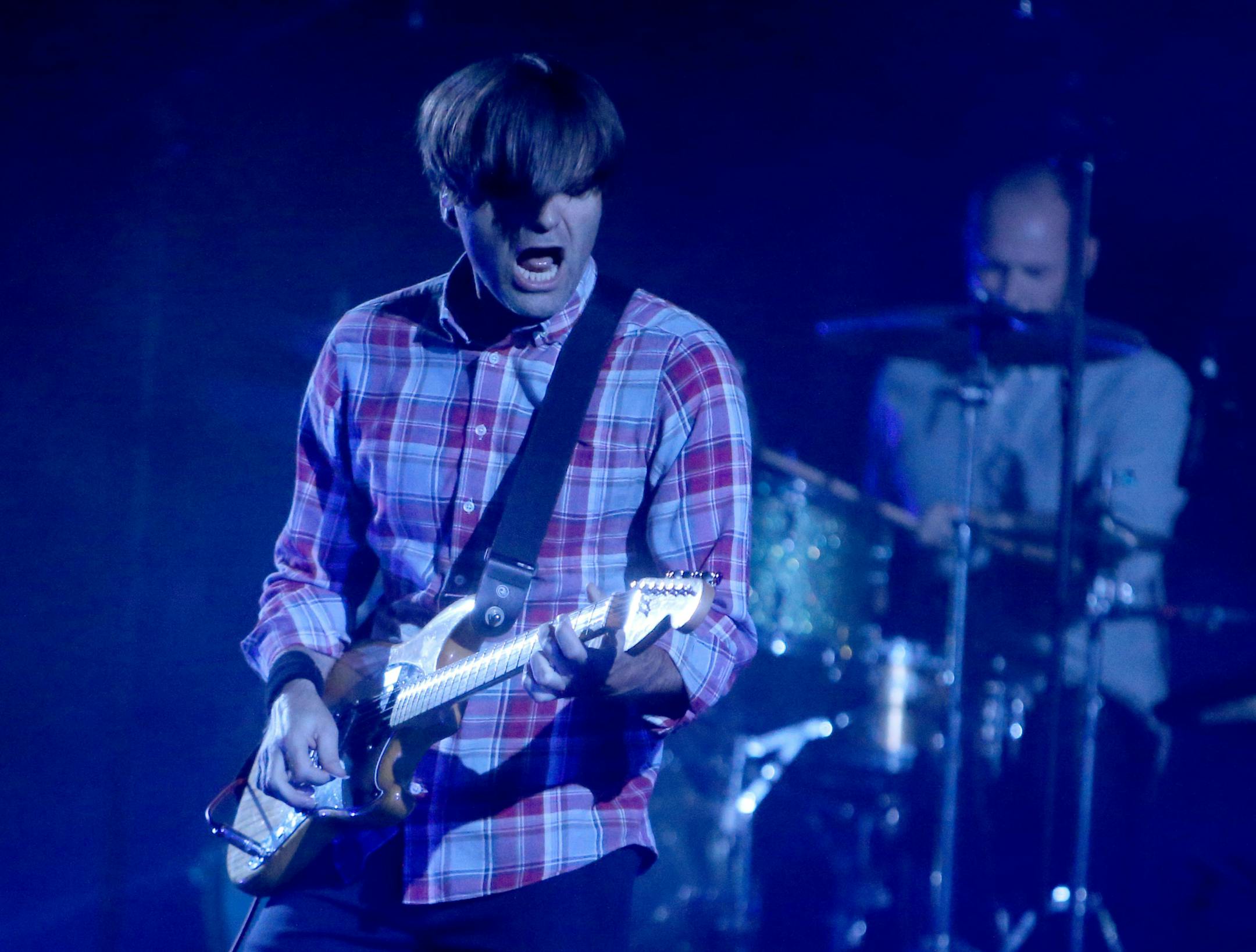Death Cab for Cutie frontman Ben Gibbard during their concert Saturday, May 2, 2015, at Northrop Auditorium in Minneapolis.