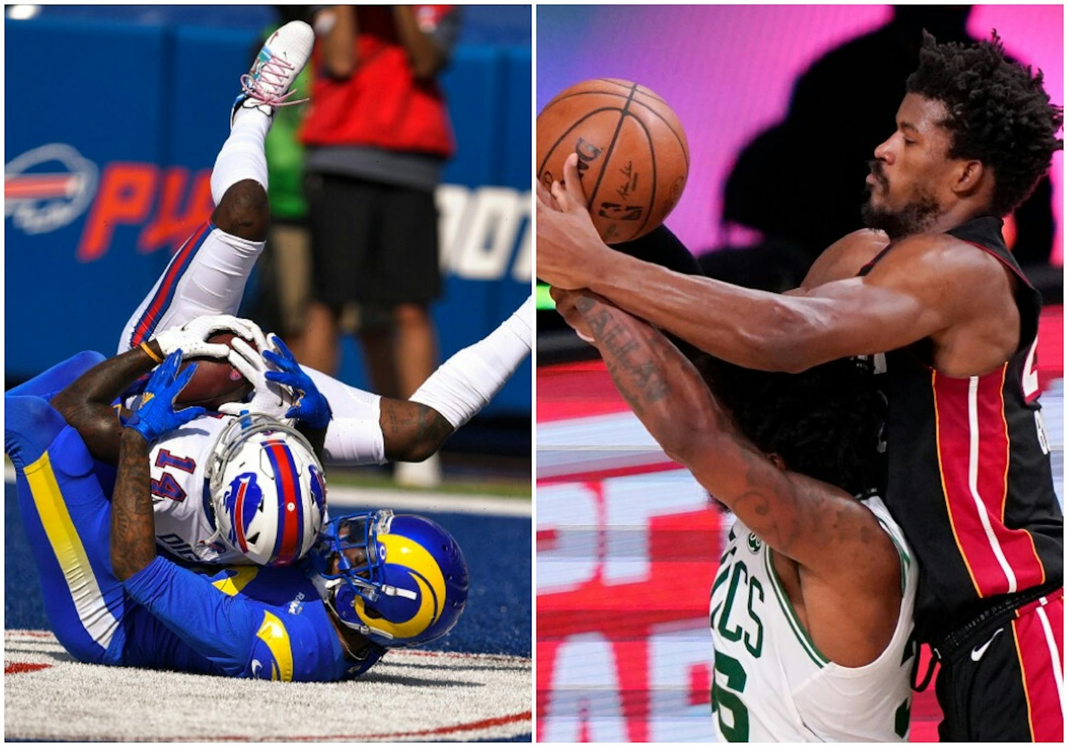 The similarities between former Viking Stefon Diggs (now with the Bills) and former Wolf Jimmy Butler (now with the Heat) are striking.