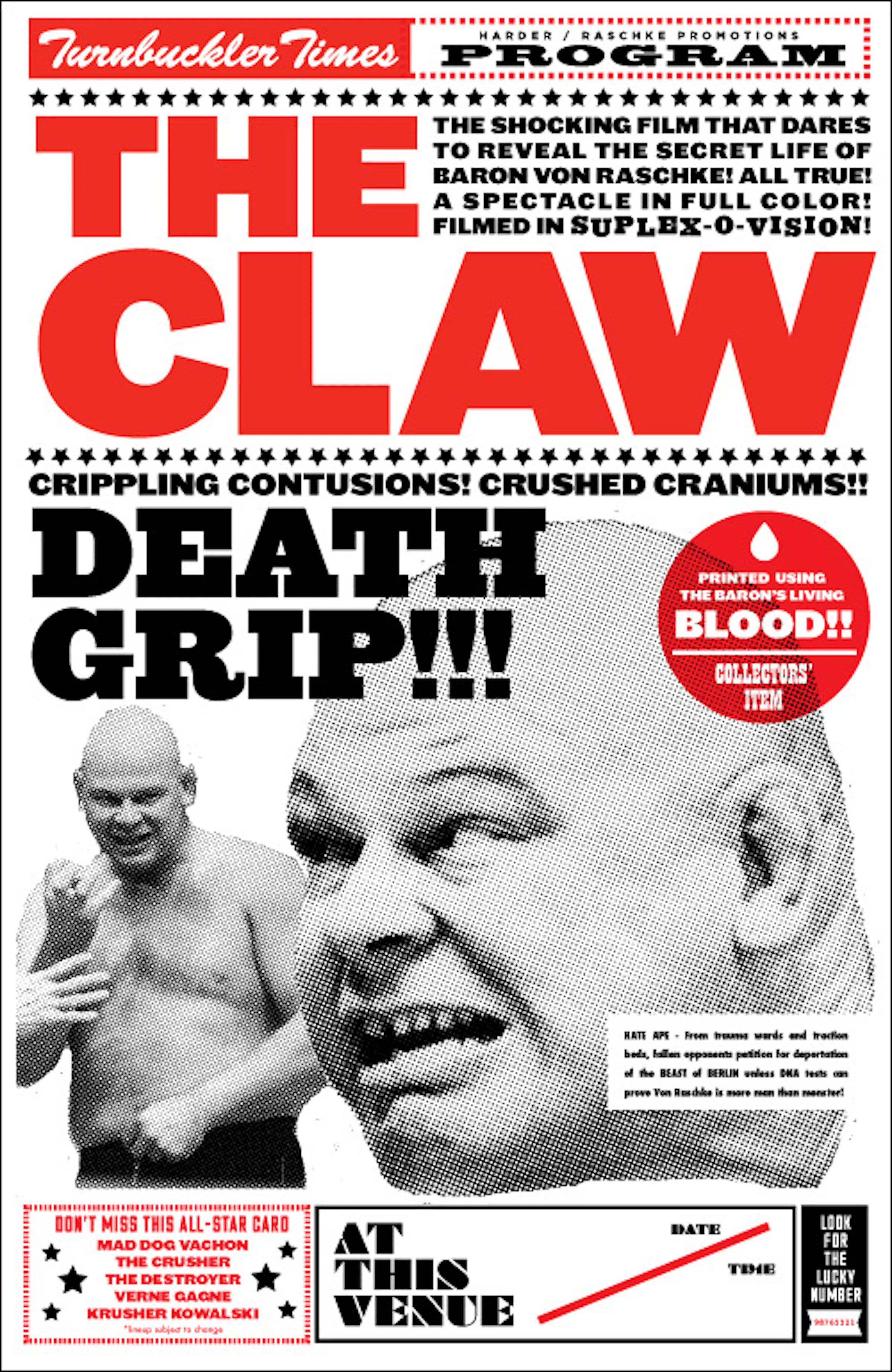 Don't fear The Claw: Baron von Raschke movie on the move