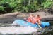 The Wolf River in northeastern Wisconsin is famous for great whitewater rafting, especially on the 37-mile upper reach..