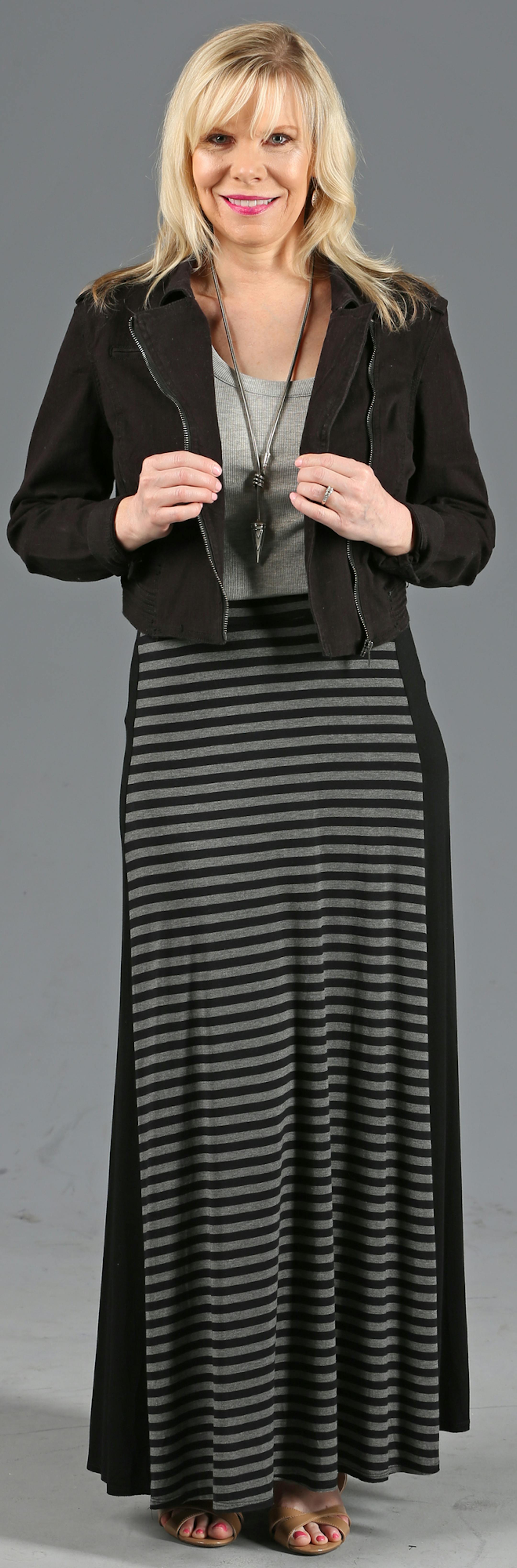 New occasional series to run on Sunday's Style page where we bring in a style expert to tackle common wardrobe and style experts. I'm trying to set it up so that we can photograph 3-4 at a time in our studio and use them as needed. The first session is being styled by wardrobe consultant Carly Gatzlaff. She will be bringing clothes and models. Wardrobe constultant Carly Gatzlaff is bringing in models and clothes to tackle three topics: how to wear a maxi skirt, how to wear the popular midriff-ba