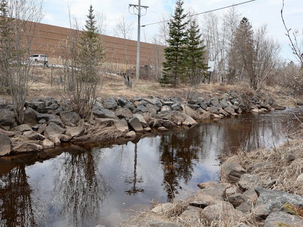 Duluth’s Miller Creek runs near the proposed hotel development.