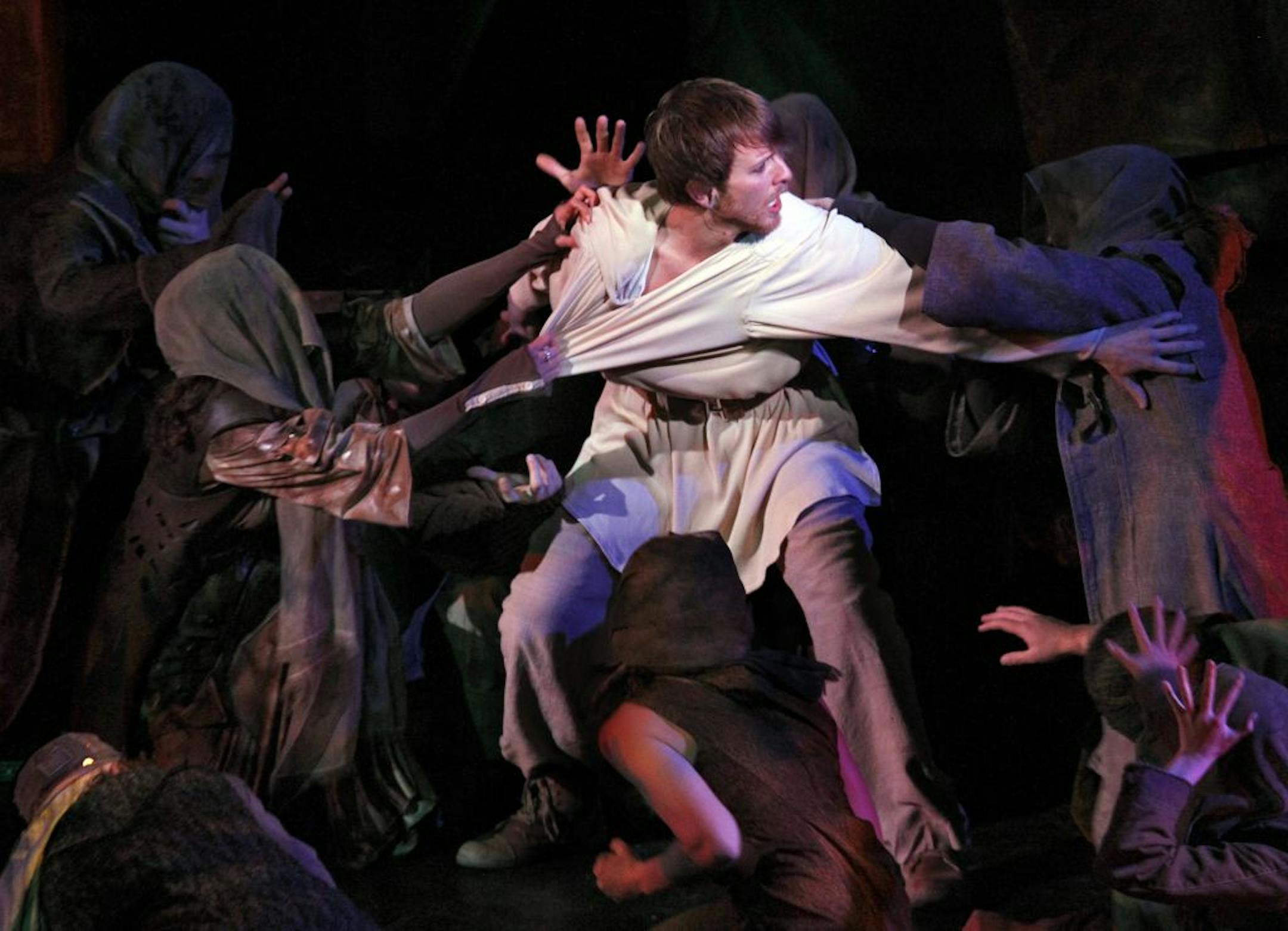 Ben Bakken, Jesus in Chanhassen's "Jesus Christ Superstar," and other cast members will perform at an employee event for Thrivent, a sponsor of the production.