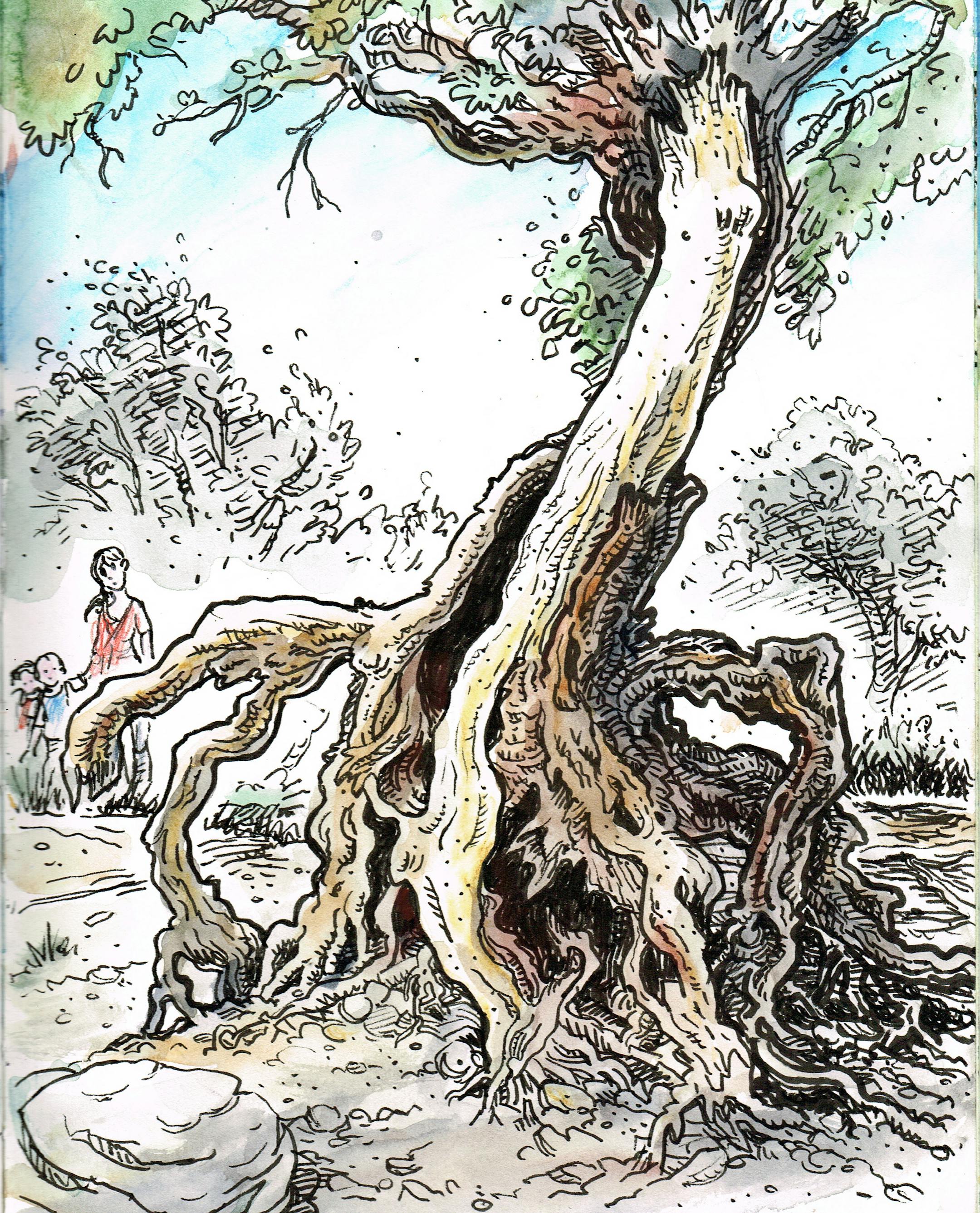 From the sketchbook of Ken Avidor.