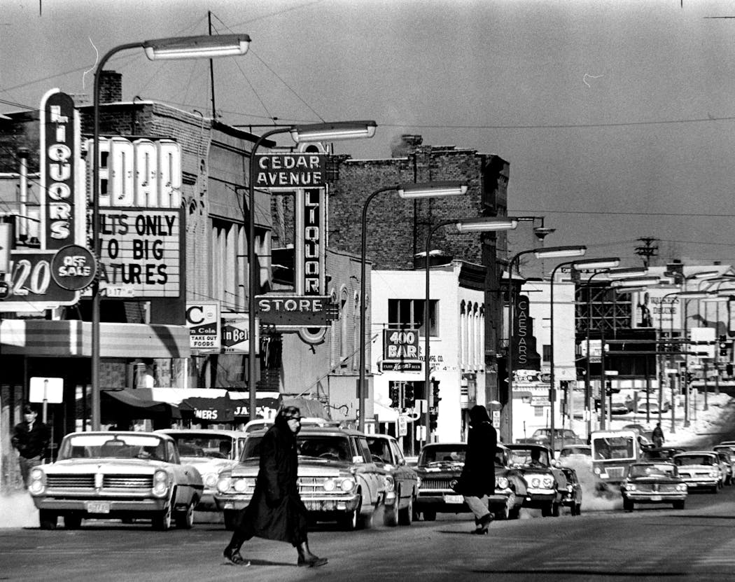The Cedar-Riverside area in 1966.