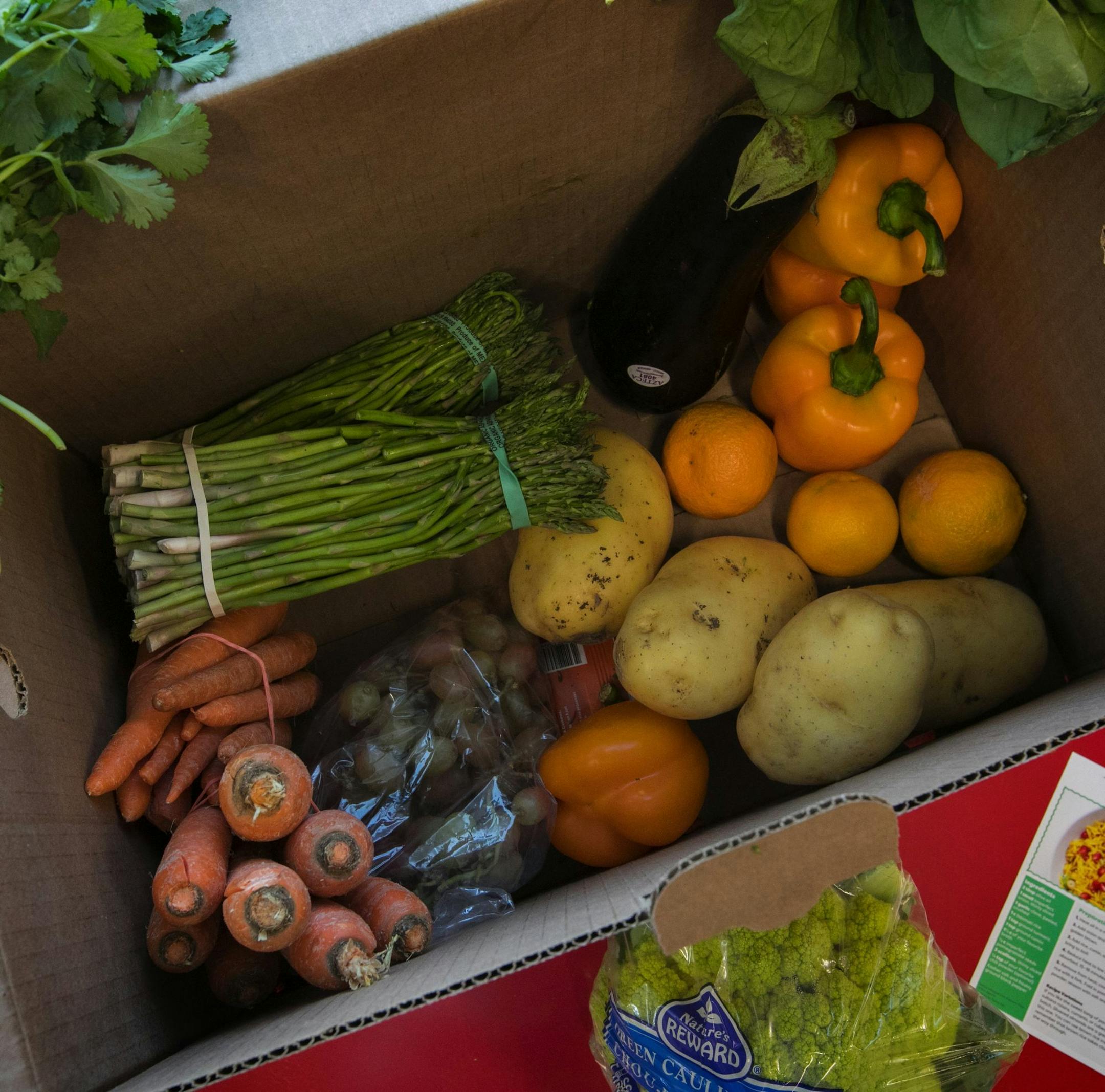 Literature from Imperfect Produce says that it provides affordable fruits and veggies that aren't perfect enough for grocery store standards, and thanks customers for eating ugly. (Ellen M. Banner/Seattle Times/TNS)