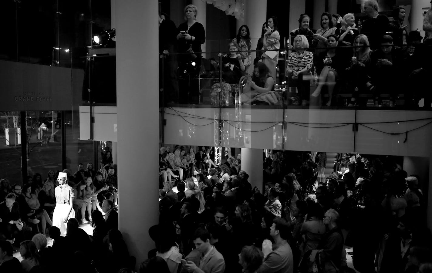 A model walked the runway at the Envision Spring 2016 fashion show at Orchestra Hall. ] CARLOS GONZALEZ cgonzalez@startribune.com - April 9, 2016, Minneapolis, MN, Orchestra Hall, Minnesota Fashion Week, ENVISION SPRING 2016