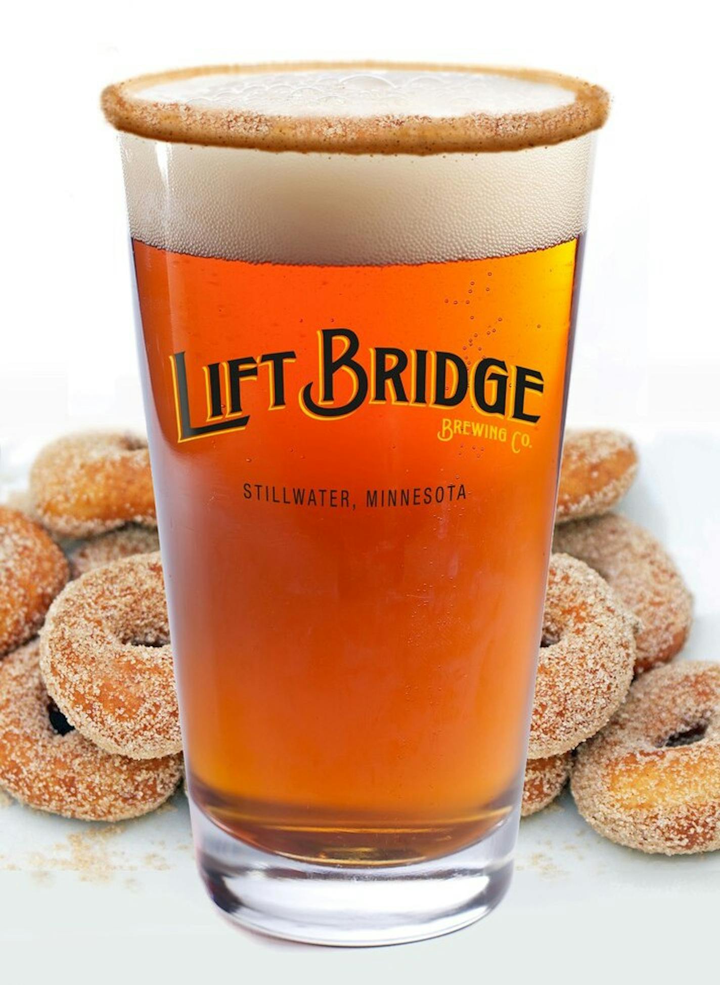 Lift Bridge's Mini Donut Beer at Ball Park Cafe at the Minnesota State Fair