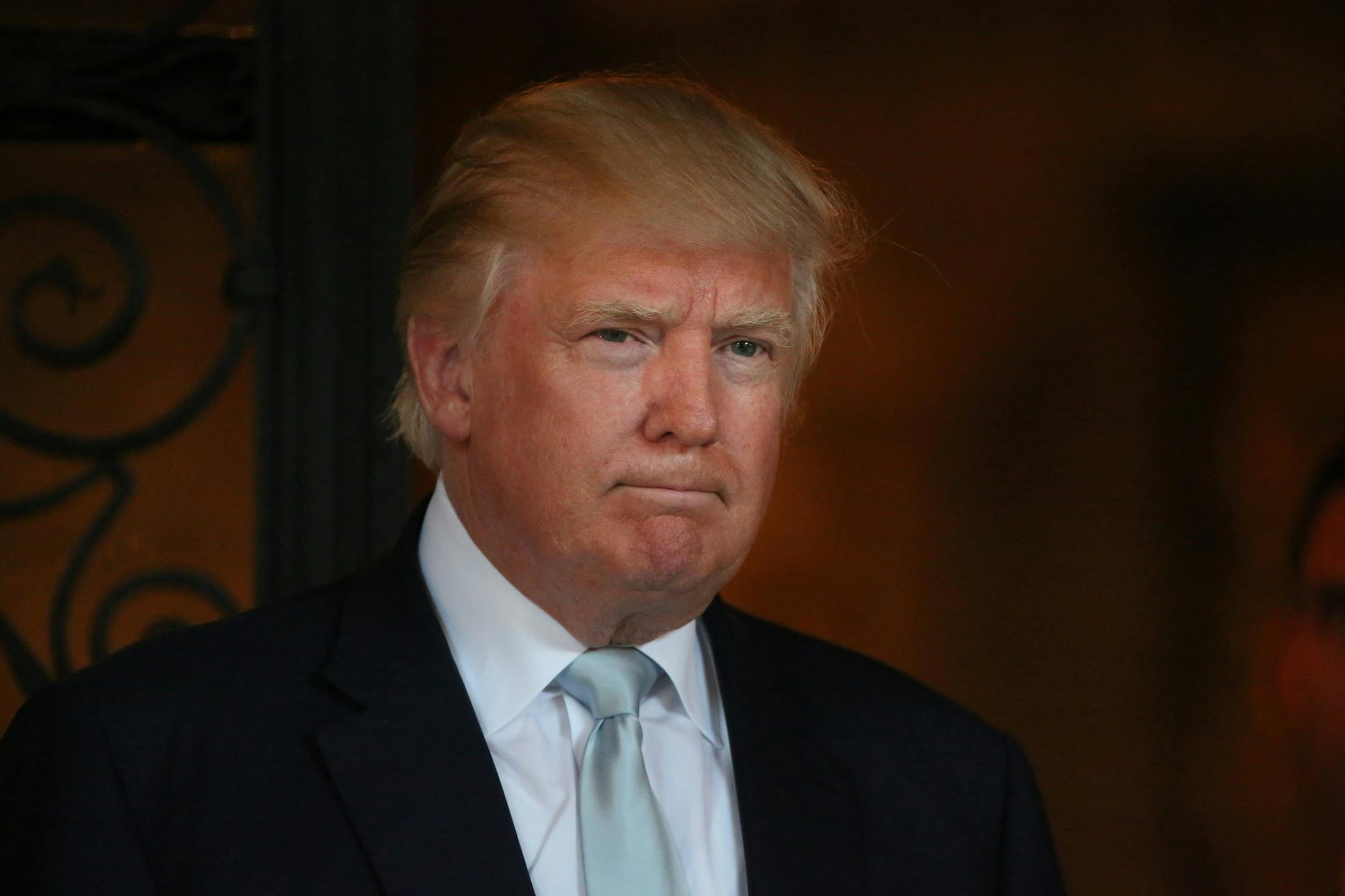 FILE-- President-elect Donald Trump speaks at the Mar-a-Lago resort in Palm Beach, Fla., Dec. 28, 2016. Trump criticized House Republicans on Jan. 3 for their surprise move to gut an independent congressional ethics office on the eve of a new legislative session, saying they should focus instead on domestic policy priorities such as health care and a tax overhaul. (Kevin Hagen/The New York Times)