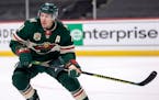 Zach Parise (11) of the Minnesota Wild was back in the lineup on Wednesday.