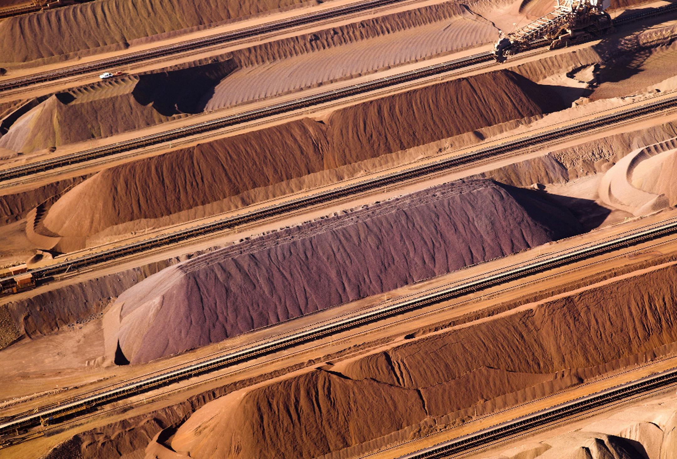 In this undated photo released by Rio Tinto, iron ore mining is seen in the Pibara region of Western Australia. Anglo-Australian miner Rio Tinto PLC on Friday, June 5, 2009 scrapped its US$19.5 billion deal with Chinese firm Chinalco, choosing instead to raise US$15.2 billion in a share sale and setting up a joint production venture with rival BHP Billiton Ltd. (AP Photo/Rio Tinto, HO) ** EDITORIAL USE ONLY **