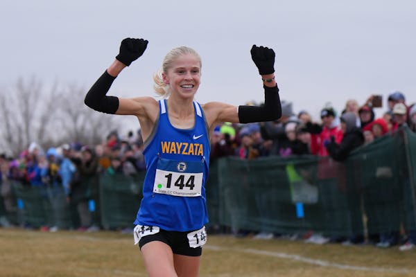 Reusse: High school cross-country runners display their mettle in icy drizzle at St. Olaf