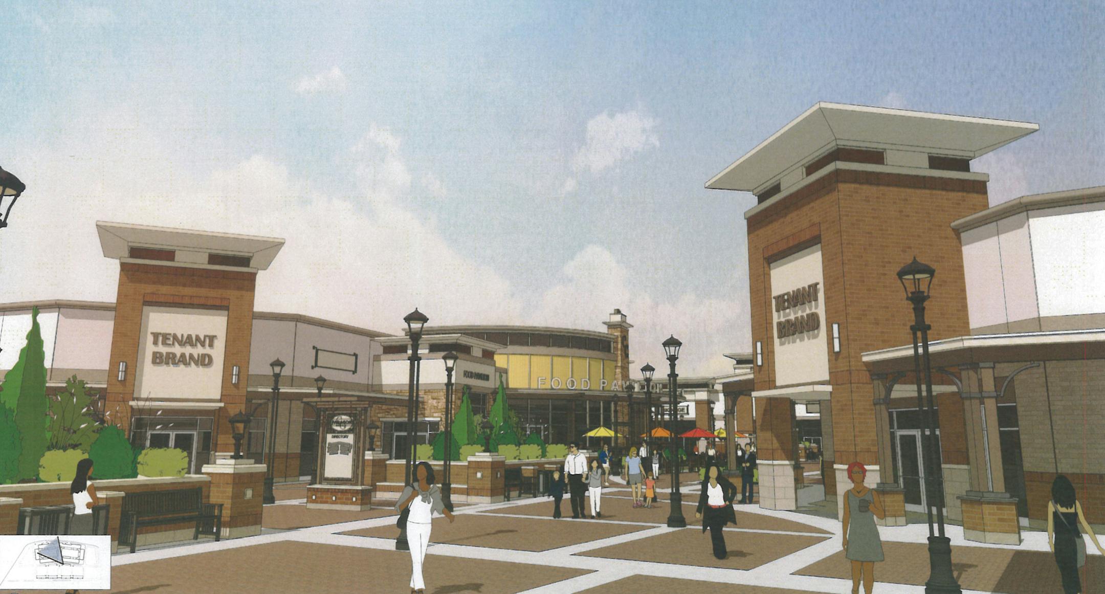 Paragon Outlets of Cedar Grove Hwy. 13 between Cedar Avenue and Rahn Road, Eagan Rendering: Dalpos Architects ORG XMIT: MIN1210241704502248