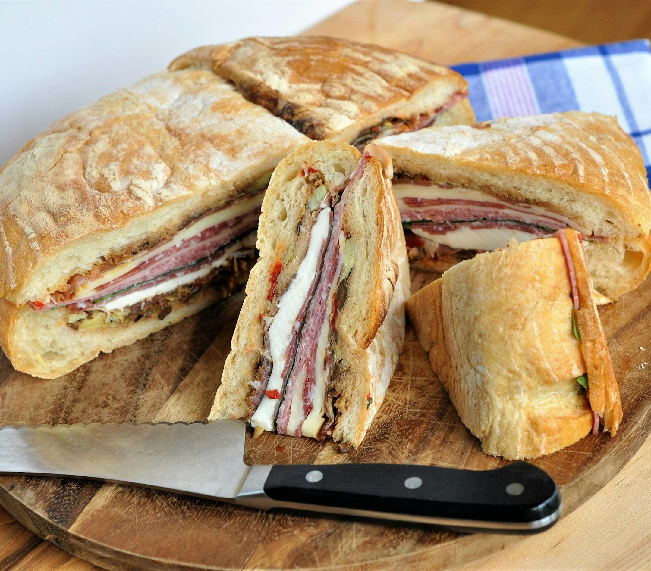 Pressed Italian Sandwich.