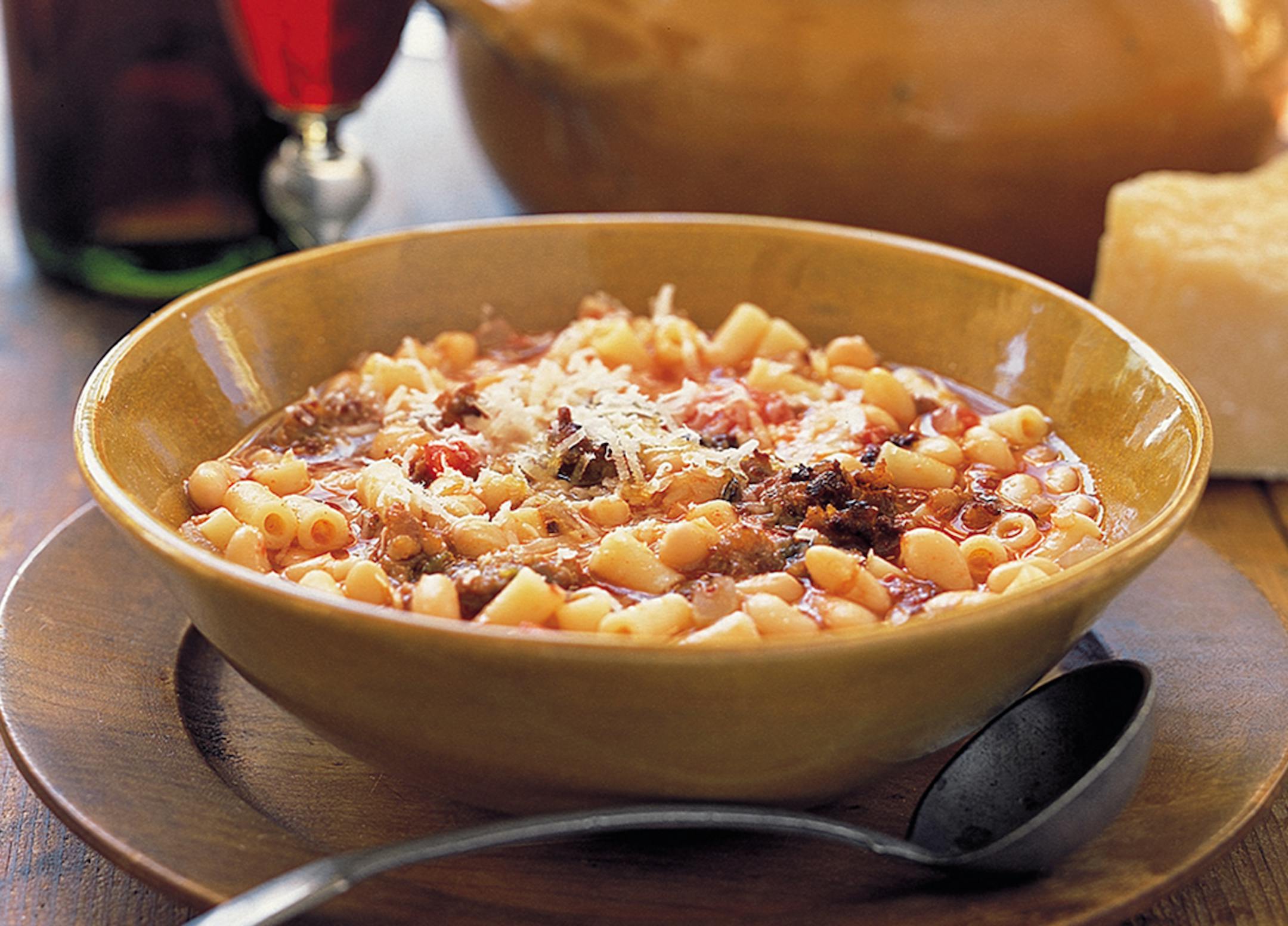 Pasta e Fagioli With Sausage, from “The Good Housekeeping Cookbook Sunday Dinner Collection.”