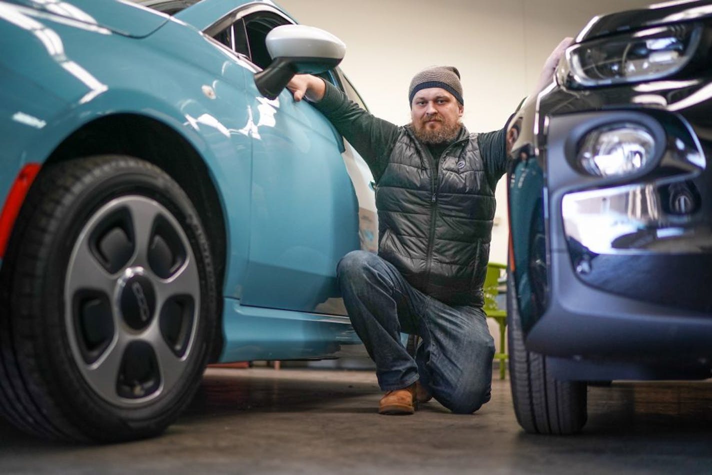 GS Motors in Hopkins is the only dealership for used electric vehicles in the upper Midwest. Owner Pavel Ihnatovich says he has to not only sell electric vehicles, but educate his customers on this fast-evolving form of transportation.