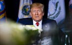President Donald Trump makes remarks about Ukraine during a multilateral meeting on Venezuela, at the InterContinental New York Barclay, Wednesday, Se