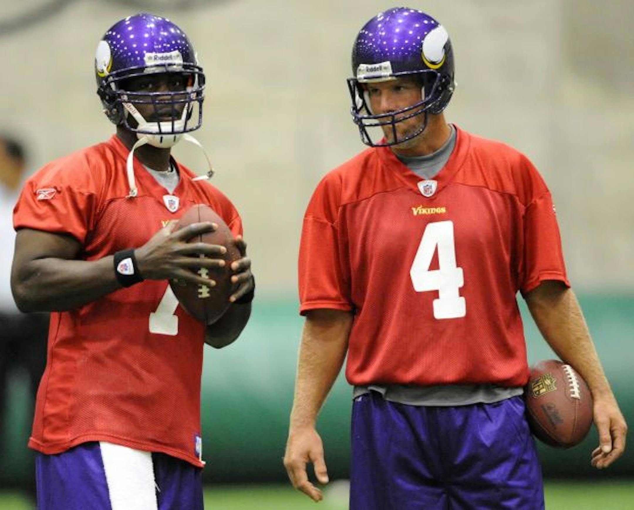 Tarvaris Jackson won't be the Vikings' No. 1 quarterback as long as Brett Favre is around, so testing the free-agent market makes sense. But in an uncapped year, as 2010 could be, he would lose unrestricted status as a four-year player. That could mean the loss of a lot of money.