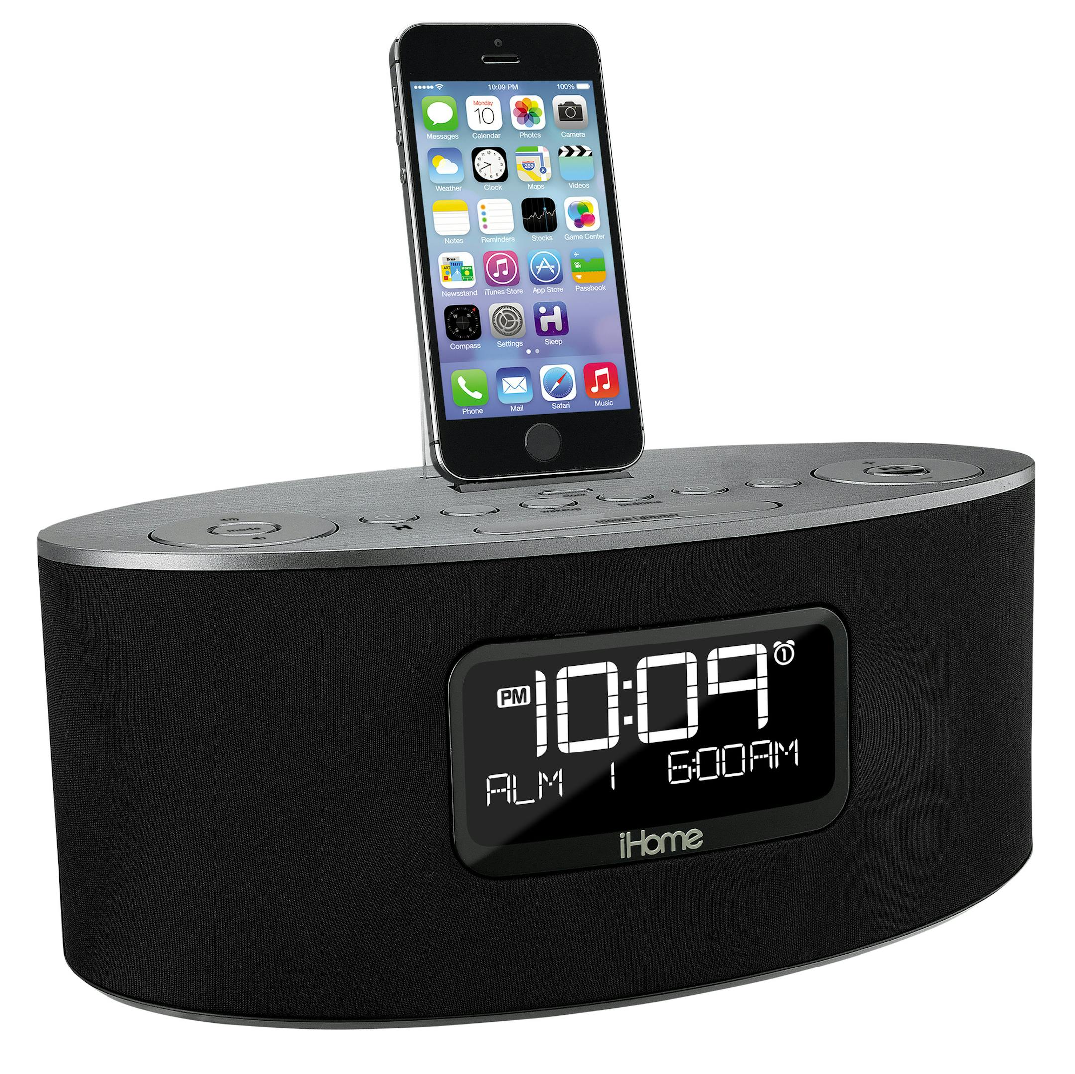 iHome iDL46 Dual Charging Stereo FM Clock Radio
